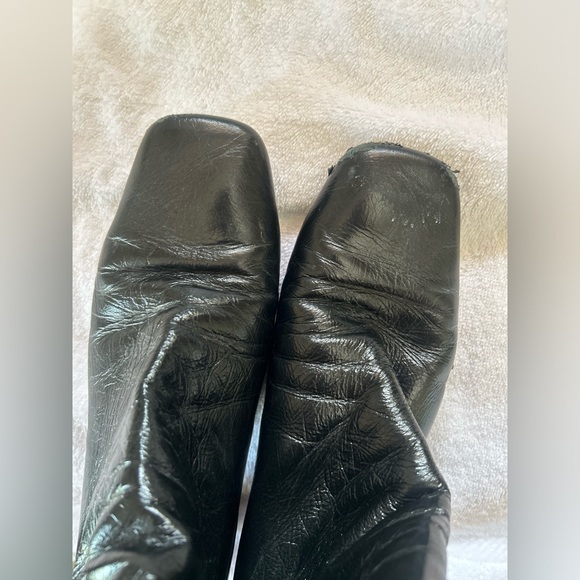 Stuart Weitzman size 8 black heeled ankle booties - Picture 4 of 6